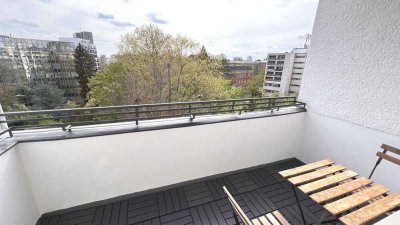 2 Jahre befristet - Sonnige Citywohnung mit Fernblick im 6. OG - möbliert