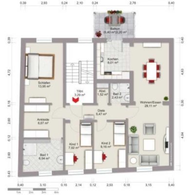 Familienfreundliche 4,5-Zimmer-Wohnung in ruhiger Lage