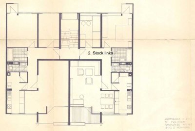 3 Zimmer-Wohnung mit Küche und Bad sowie 2 Balkonen in Puchheim-Bahnhof