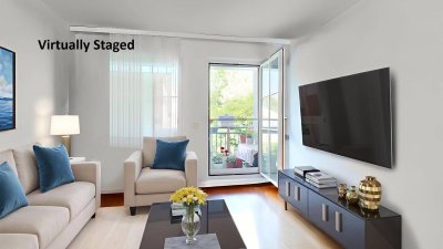 Neuer Preis! Traumhafte 3-Zi-Eigentumswohnung mit Loggia, Klimaanlage, Infrarotsauna und Grünblick vor den Toren Wiens