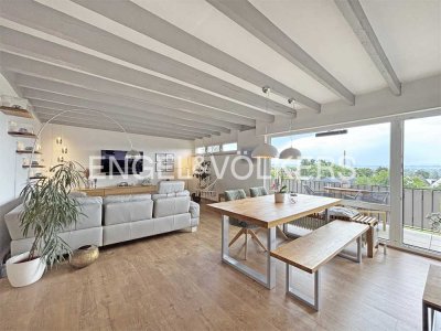 Moderne 4-Zimmer-Dachgeschoss-Wohnung mit Fernblick