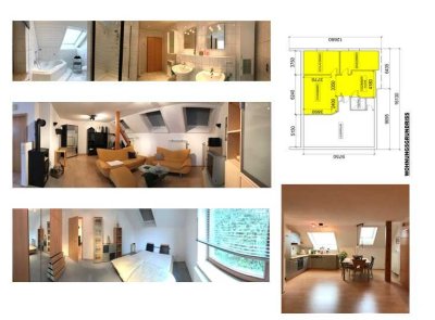 Möblierte 2-Zimmer-Wohnung in Einfamilienhaus in Sinzing zu vermieten