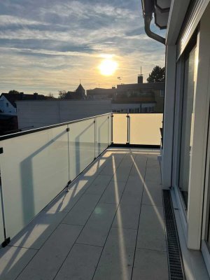 Modernes 3-Zimmer-Penthouse mit Dachterrasse, EBK und Klimanlage in Frankfurt – Neubau-Erstbezug
