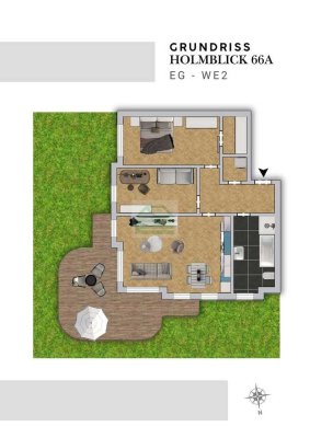 Neubau | Exklusive Lage mit Grünanlage und Gewässer | Provisionsfrei