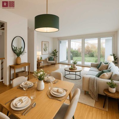 Hier ist vieles möglich: fast 200m² auf vier Ebenen + Garten + Garage für die ganze Familie