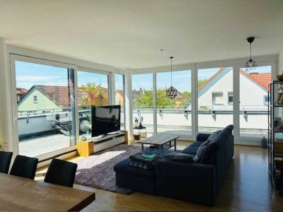 Modernes 3-Zimmer-Penthaus mit großer Dachterrasse  in citynaher Lage