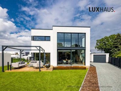 Flachdachhaus inklusive Baugrundstück in Gangelt– Design trifft Funktionalität mit LUXHAUS