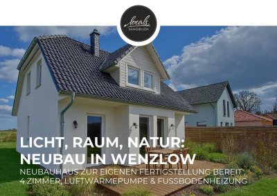 Modernes KfW-40-Haus in Wenzlow - noch unvollendet, jetzt nach eigenen Wünschen fertigstellen