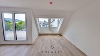 Dachgeschoßwohnung mit 20m² Terrasse | 1-Zimmer Wohnung | Ausrichtung Süden