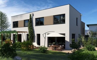 Neubau-Doppelhaushälfte mit Top-Energieeffizienz - 150.000 € Darlehen zu 0,88% inklusive!