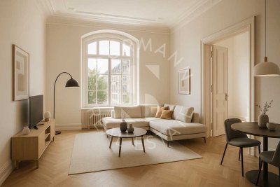 Stilvolle Altbauwohnung in repräsentativem Gründerzeitgebäude – ca. 93 m², 3 Zimmer
