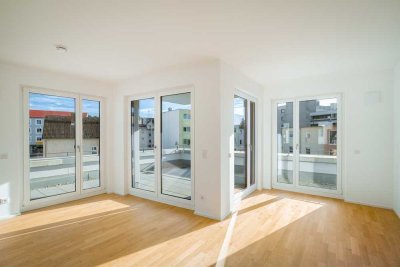 Sonnendurchflutete 4-Zimmer-Dachterrassenwohnung mit viel Raum und Sonne von morgens bis abends