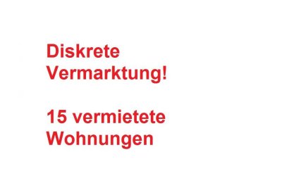 Wohnanlage mit 15 vermieteten Wohnungen, renditestark in sehr guter Lage - PROVISIONSFREI!