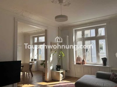 Tauschwohnung: Renovierter 3,5 Zimmer Altbau mit Blick ins Grüne