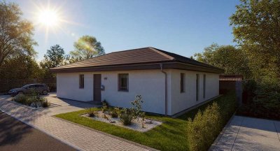 Moderner Bungalow mit effizientem Grundriss – ideal für wenig Platz und maximalen Wohnkomfort