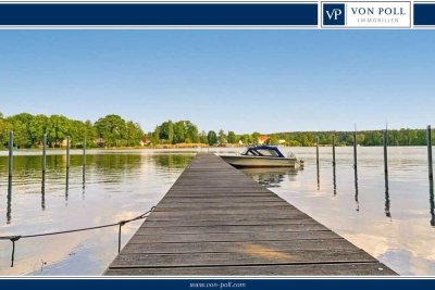 Direkte Wasserlage mit Bootsliegeplatz - Vermietete Eigentumswohnung