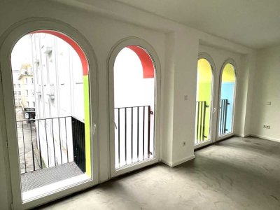 Stylisches Apartment mit Sichtestrich, Einbauküche, perfekt für junge Menschen