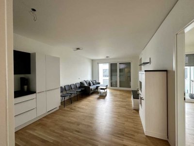 Helle, neuwertige 2-Zimmer-Wohnung mit Loggia in Korschenbroich - schnell im Grünen, gute Anbindung