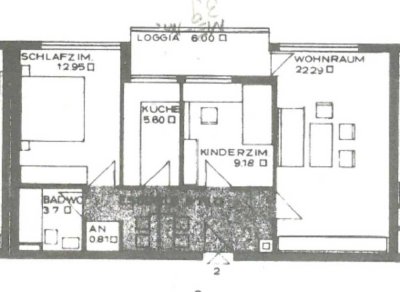 Provisionsfrei - 5 min zu Fuß zum Bahnhof Goldberg - 3 Zi 70 qm Wohnung