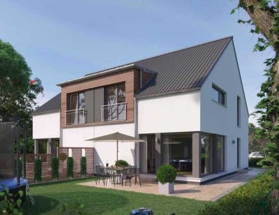 Kompakte Doppelhaushälfte in schöner Lage