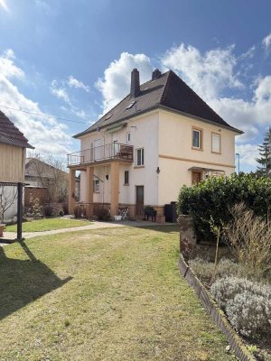 Freistehendes 2-Familienhaus - Stadtvilla mit Erweiterungspotenzial und idyllischem Garten
