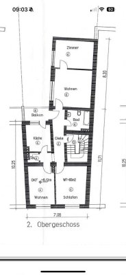 Modernisierte Wohnung mit vier Zimmern sowie Balkon und EBK in Düren *Saniertes Badezimmer*