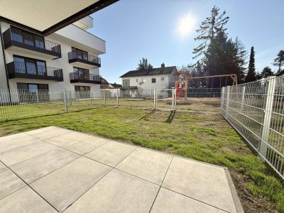Erstbezug! 2-Zimmer Gartenwohnung inkl. 2 KFZ-Stellplätze!