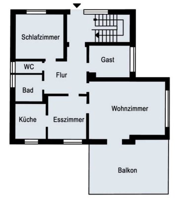 Erstbezug nach Sanierung mit riesigem Balkon: Stilvolle 4-Raum-EG-Wohnung in Vlotho