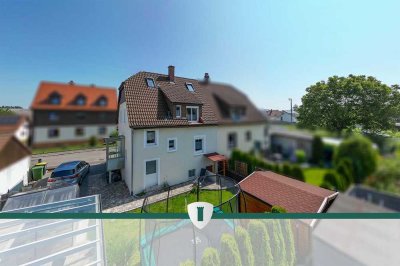 Attraktive, umfangreich modernisierte DHH mit schönem Garten in zentraler Lage von Hüfingen
