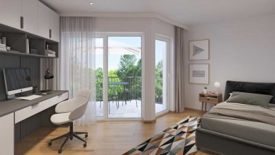 WHG 21 2-Zi-WHG 2. OG mit Einbauküche und Balkon ab 01.06.2025 oder nach Vereinbarung zu vermieten