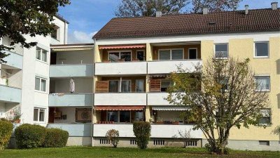 2-Zimmerwohnung in bahnhofsnähe mit Balkon und Kellerabteil in Weilheim