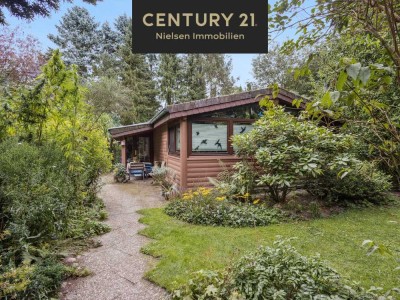 Charmantes Blockhaus mit großem Garten in Schneverdingen-Heemsen als Kapitalanlage oder Eigenheim