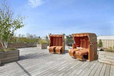 Exklusives Penthouse mit Rooftop-Terrasse und Tiefgaragenstellplatz im historischem "Geisberg"