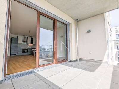 Sonnige 2-Zimmer Neubauwohnung mit Balkon &amp; Fernblick