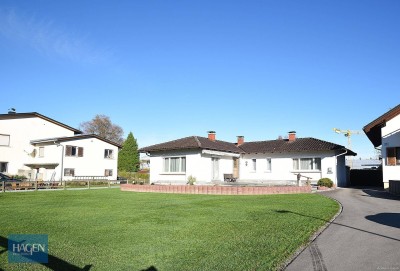 Leben auf einer Ebene – Bungalow mit Südgarten und Doppelgarage in Altenstadt