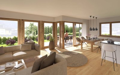 Exklusive Neubau-Gartenwohnung in Sonnenlage