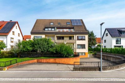 Baienfurt – Gepflegt & renoviert! Gut geschnittene 3,5-Zi.-Whg. in ruhiger, zentrumsnaher Lage…