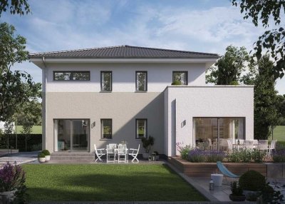 Haus mit großem Garten - für das Erholungspark-Gefühl vor der eigenen Tür.