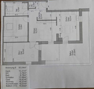 Erstbezug nach Sanierung: 4-Zimmer-Wohnung mit Carport in Legau