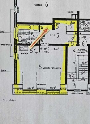 Helles 1,5 Zimmer Dachgeschoss Appartement m. Fußbodenheizung