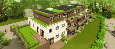 EXKLUSIV 3-Zimmer-Wohnung in Holzneubau mit großer Dachterrasse