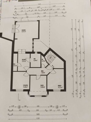 895 € - 112 m² - 4.0 Zi.
sanierte Etagenwohnung im 1. OG in Innenstadtlage