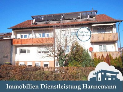 4 Zi. ETW, DG, große Dachterrasse, ruhig und hell, Garage + Stellplatz, Waiblingen Hegnach