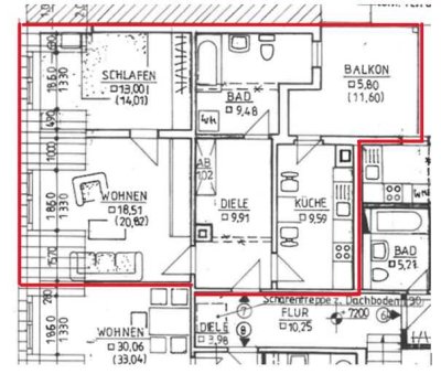 Charmante 2-Raumwohnung mit Balkon in Meißen-Triebischtal