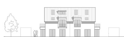 *** Noch zwei Haushälften verfügbar *** hochwärmegedämmte Massivhäuser mit Garage und großem Garten