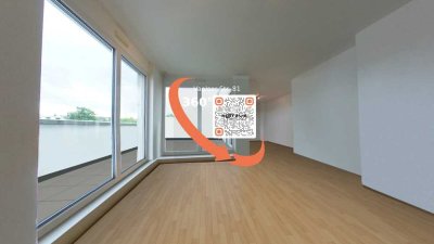 Wohnen über den Dächern von Aachen – 3-Zimmer-Penthouse mit ca. 126 m² und 2 Panorama-Dachterrassen!