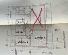 2-Zimmer-DG-Wohnung in Gaustadt mit Gartenmitbenutzung