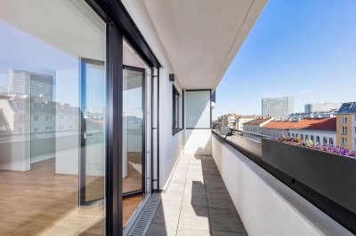 Moderner Neubau - Singlewohnung mit Freifläche, provisionsfrei mit gratis Jahreskarte Wr. Linien