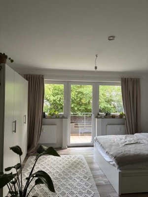 1-Zimmer-Wohnung zur Zwischenmiete in Neu-Ulm, voll möbliert