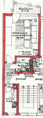 Schöne, ruhige  1-Zi.-Whg. m. West-Balkon in Nürnberg